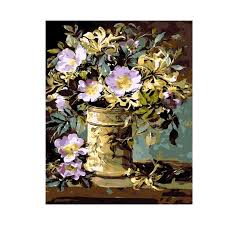 (updated may 11, 2019) learn how to create a custom paint by number template and transfer it to canvas to make your own diy paint by numbers diy wall art — special while this is best done from a computer or tablet, if you're looking for a paint by numbers app, pbnify will still work from a phone. Flower Paint By Number Kit Diy Plant Painting Kit Without Frame Diy Painting On Canvas Paint By Number For Adult Home Decor Wall Art Decor Craft Supplies Tools Painting Vadel Com