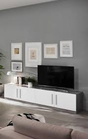 Daria Italian White Grey Marble High Gloss Tv Unit 208cm 208cm Daria Glos 208cm Daria Glos In 2020 Living Room Grey High Gloss Tv Unit Living Room Theaters
