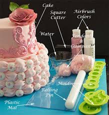 Fabric Fondant Cake Tutorial Bolos Decorados Decoracao De Bolos Queques