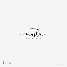 Bloom Wherever You Are Nyc Logo Designer In Paris Hand Drawn Style Restaurant Logo Design Logos De Pastelerias Logotipo De Postres Logotipo De Pasteleria