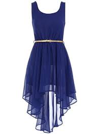 75100147 Dorothy Perkins United States Blue High Low Dress Pretty Dresses Fashion