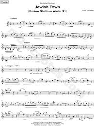 Jewish Town Violin From Schindler S List Sheet Music Violin Solo In A Minor Download Print Sheet Music Jewish Music Violin Sheet Music