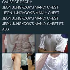 Jungkook S Manly Chest Jungkook Bts Memes Bts Funny