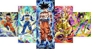 After tripping over his words and biting his tongue, goku asks vegeta if they can do something about the super saiyan god super saiyan. Dragonball Hd Canvas Prints 5 Piece Canvas Art Vegeta Dragon Ball Z S Canvaskingart