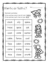 Superheroes Word Work Hard C Soft C Hard G Soft G Sort And Color Code Word Work Phonics Practice Phonics Kindergarten