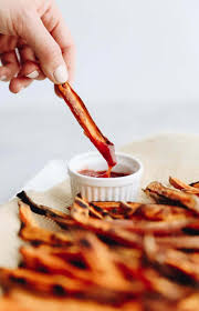 Crispy, baked sweet potato fries are obviously not chicken wings. How To Make Crispy Sweet Potato Fries In The Oven The Healthy Maven
