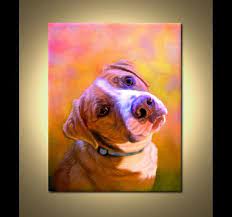 Custom Dog Painting By Iain Mcdonald Dog Art From Your Etsy Dog Paintings Dog Art Painting