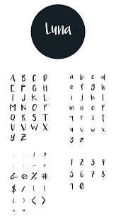 If you're interested in creating a font with bitfontmaker, all you need to do is draw ea. Free Luna Font Lettering Alphabet Hand Lettering Alphabet Fonts Handwriting Alphabet