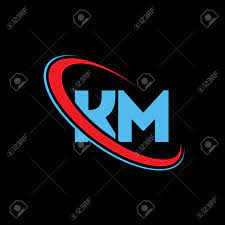 That alphabet helped people travel 20,199,701,445 km to get where they're going in 2019 . Km Letter Logo Design Km Logo Red And Blue Color Royalty Free Cliparts Vectors And Stock Illustration Image 153323152