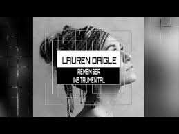Lauren Daigle Remember Instrumental Karaoke Track With Lyrics Youtube