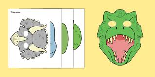 Jetzt möchte ich meine erfahrungen mit ihren kindern teilen. Dinosaur Mask Template Resources For Young Learners