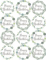 Cupcake toppers for a birthday party. Woodland Flowers Cupcake Toppers Are Easy Cake Decorations For Birthday Parties Free Printables Cupcake Ideas For Girls Parties Or A Woodland Party T Decora Printable Cupcake Toppers Birthday Birthday Cake