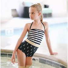 3 out of 5 stars with 2 ratings. Toddler Kids Baby Girl Swimsuit Strap Striped Bathing Suit One Piece Swimwear Buy At A Low Prices On Joom E Commerce Platform
