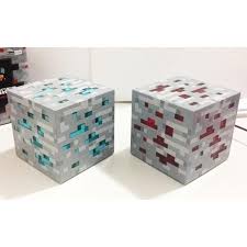 I made 3d printed diamond ore led lamp! Minecraft Light Up Square Diamond Ore Led Light Toys As Xmas Gifts Buy At A Low Prices On Joom E Commerce Platform