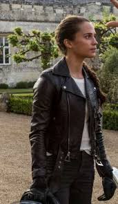 Lara Croft Leather Jacket Rise Of The Tomb Raider Tomb Raider Lara Croft Alicia Vikander Leather Jacket William Jacket Tomb Raider Alicia Vikander Tomb Raider Outfits Alicia Vikander