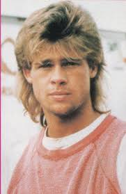 Brad Pitt Through Childhood High School And College Brad Pitt Mullet Hairstyle The Wedding Singer