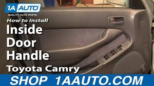 Maybe you would like to learn more about one of these? How To Replace Interior Door Handle 92 96 Toyota Camry Youtube
