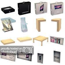 Mod The Sims The Apple Store Set Over 40 New Items Including Macbook Air Apple Store Apple Products Sims 4