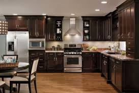 Large kitchen remodeling with white furniture and dark flooring. 17 Timeless Kitchen Design Ideas Made Of Wood Everyone Should See