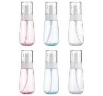 6PCS 60ml Travel Sub Bottle Small Sunscreen Spray Bottle Sample Empty Bottle