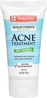 Cleansing too frequently or intensely · 6. Amazon Com De La Cruz 5 Sulfur Ointment Acne Treatment For Sensitive Skin Medication To Clear Cystic Acne Pimples And Blackheads On Face And Body Made In Usa 2 6 Oz