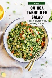 Easy Quinoa Tabbouleh Salad Gluten Free Eat With Clarity Recipe Gluten Free Recipes Side Dishes Quinoa Recipes Easy Good Healthy Recipes