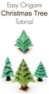Diy Easy Origami Christmas Tree Tutorial Christmas Origami Origami Shapes Origami Christmas Tree
