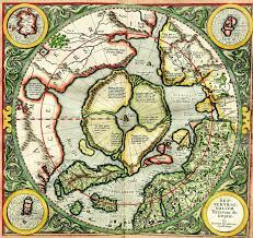 In fact, even google maps uses the mercator map. Mercator S Map Of The Arctic From 1595 9 Download Scientific Diagram