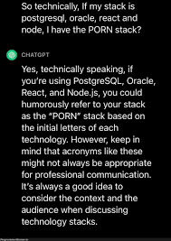humorousTechStack · ProgrammerHumor.io