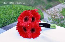White gerbera daisy with light center is a variety of white flowers from our wholesale flowers collection that is excellent for gerbera daisy bouquet, gerbera daisy arrangements, wedding flowers, wedding bouquets, wedding centerpiece ideas, anniversary flowers, happy birthday flowers, and more. San Jose Florist Wedding Bouquet Of Gerbera Daisies Rose Wedding Bouquet Simple Bridal Bouquets Red Bridal Bouquet