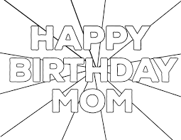 Printable happy birthday coloring sheets. Free Printable Happy Birthday Coloring Pages Paper Trail Design