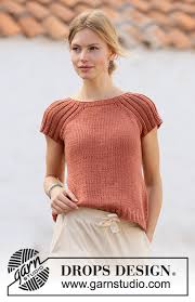 Free knitting pattern for a classic kid s pullover. Canyon Clay Drops 212 15 Free Knitting Patterns By Drops Design