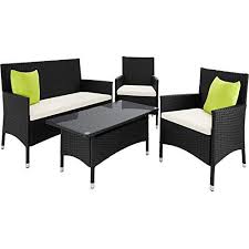 tectake aluminium salon de jardin table de jardin en tressee chaises salon d exterieur poly rotin de chaises salon salon d exterieur ensemble salon de jardin