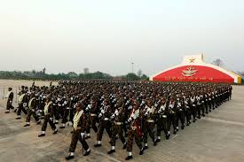 Myanmar's military marks the 69th national armed forces day. For Myanmar S Army Ethnic Bloodletting Is Key To Power And Riches The New York Times