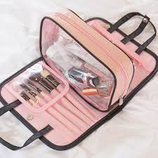 Fashionable Women Removable Solid Cosmetic Storage Bag Travel Waterproof Travel Bag Cosmetic Storage Bags Cosmetic Bag Travel Storage Bag