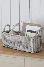 These hand woven trays and baskets provide the perfect accent to any room in the house with a tight weave, durable construction, with exquisite and impeccable quality. Buy Plastic Wicker Tray Basket From The Fitforhealth Online Shop