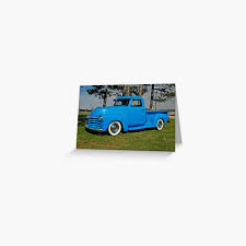 Image result for Brockway Light Blue 1950 Truck