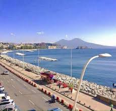 Castel dell'ovo is minutes away. Vesuvio Visto Dal Lungomare Di Napoli Napoli