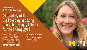 Joint SBEE & DS/CSS Seminar: Emilie Jackson