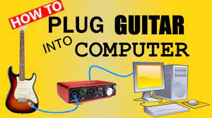 Plug one end of your cable into the guitar, and the other into your ¼­inch adapter. How To Plug Your Guitar Into Your Computer Connect Your Guitar For Bias Fx Amplitube Etc Youtube