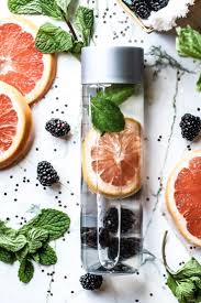 Blackberry Grapefruit Mint Infused Water Pura Vida Bracelets Blog Infused Water Recipes Detox Water Fruit Infused Water