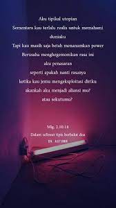 Quotes Quotes Kutipan Kutipan Rindu Rindu Baper Baper Hi Hi Aesthetic Aesthetic Ir Ir