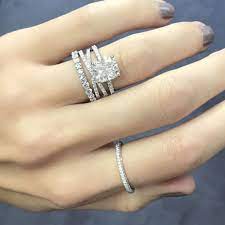 Criss Cross Platinum Band Ring Concierge Wedding Rings Teardrop Classic Wedding Rings Wedding Rings Oval