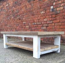 Two Tiered Reclaimed Wood Shabby Chic Distressed Coffee Table Www Reclaimedbespoke Co U Distressed Coffee Table Shabby Chic Kitchen Shabby Chic Kitchen Decor