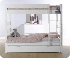 Sous le sommier se trouve souvent un coffre, remplacé ici par deux tiroirs plus pratiques sur la terre ferme ! Lit Superpose Enfant Avec Tiroir Kids Mobilier Gain De Place