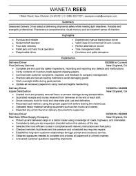 Professional Delivery Driver Resume Examples Driving Livecareer