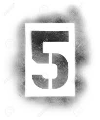 Stencil Numbers In Spray Paint Stock Photo Picture And Royalty Free Image Image 5054794