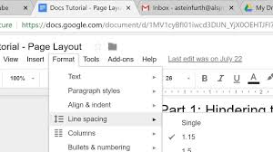 Google Docs Advanced Formatting And Page Setup Youtube Page Setup Page Layout Google Docs