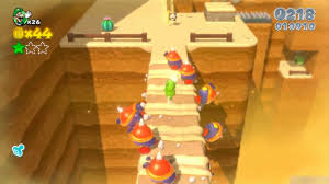 To unlock world 4 you need to defeat the final castle in world 2 while being tiny . World 4 Super Mario 3d World Mario Wiki Neoseeker