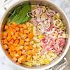 Add worcestershire sauce, salt if desired, basil and pepper. 3